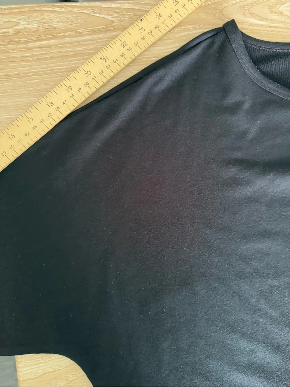 Spanx 1X Perfect Length Dolman Black Sweatshirt Relaxed Lounge Minimal